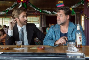 Ryan Gosling and Russell Crowe: Comic gold.
